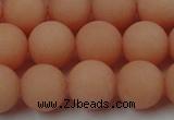 CCN2466 15.5 inches 10mm round matte candy jade beads wholesale