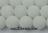 CCN2500 15.5 inches 14mm round matte candy jade beads wholesale