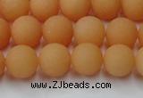 CCN2518 15.5 inches 10mm round matte candy jade beads wholesale