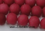 CCN2534 15.5 inches 14mm round matte candy jade beads wholesale