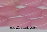CCN2615 15.5 inches 15*30mm twisted rectangle candy jade beads