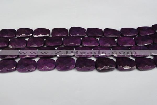 CCN2634 15.5 inches 18*25mm faceted trapezoid candy jade beads