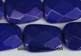 CCN2635 15.5 inches 18*25mm faceted trapezoid candy jade beads