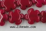 CCN2661 15.5 inches 16mm carved flower candy jade beads wholesale