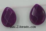 CCN2717 Top-drilled 18*25mm briolette candy jade beads wholesale