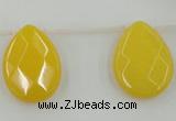 CCN2720 Top-drilled 18*25mm briolette candy jade beads wholesale