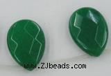 CCN2724 Top-drilled 18*25mm briolette candy jade beads wholesale