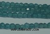 CCN2802 15.5 inches 2mm tiny faceted round candy jade beads