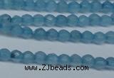 CCN2814 15.5 inches 3mm tiny faceted round candy jade beads