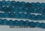 CCN2815 15.5 inches 3mm tiny faceted round candy jade beads