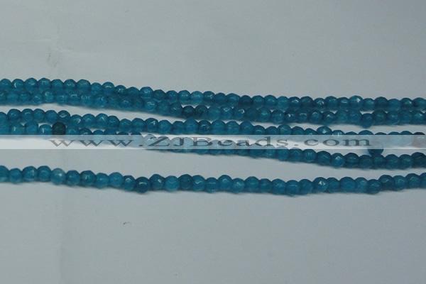 CCN2815 15.5 inches 3mm tiny faceted round candy jade beads