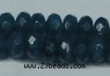 CCN2876 15.5 inches 5*8mm faceted rondelle candy jade beads