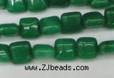 CCN3793 15.5 inches 8*8mm square candy jade beads wholesale