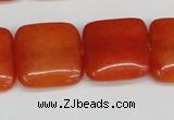 CCN3801 15.5 inches 20*20mm square candy jade beads wholesale