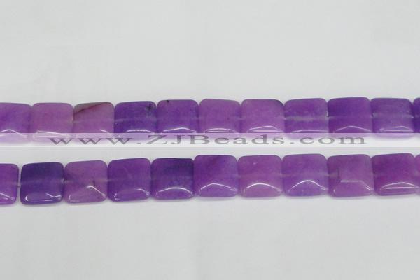 CCN3805 15.5 inches 20*20mm square candy jade beads wholesale