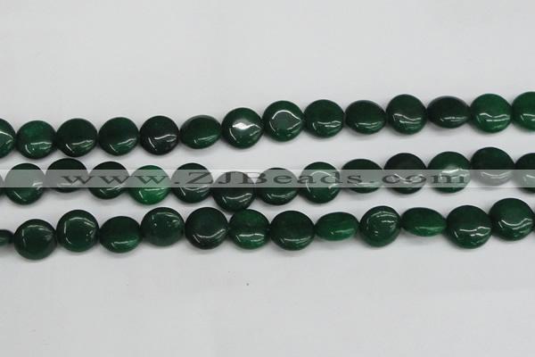 CCN3824 15.5 inches 14mm flat round candy jade beads wholesale