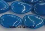 CCN3902 15.5 inches 18*25mm flat teardrop candy jade beads