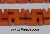 CCN3957 15.5 inches 20*20mm svastika candy jade beads wholesale