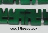 CCN3965 15.5 inches 20*20mm svastika candy jade beads wholesale
