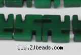 CCN3965 15.5 inches 20*20mm svastika candy jade beads wholesale