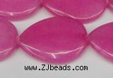 CCN3972 15.5 inches 30*40mm flat teardrop candy jade beads