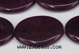 CCN3992 15.5 inches 30*40mm oval candy jade beads wholesale