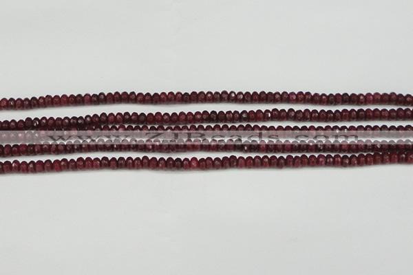 CCN4104 15.5 inches 2*4mm faceted rondelle candy jade beads