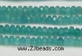 CCN4106 15.5 inches 2*4mm faceted rondelle candy jade beads