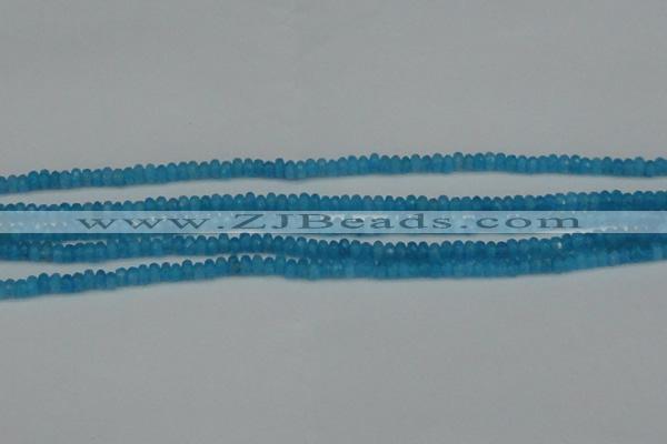 CCN4107 15.5 inches 2*4mm faceted rondelle candy jade beads