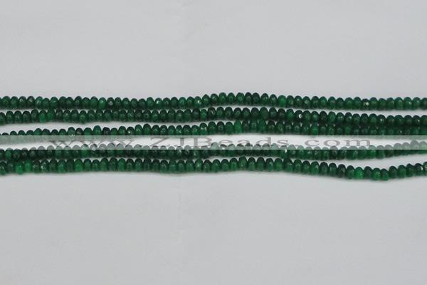 CCN4110 15.5 inches 2*4mm faceted rondelle candy jade beads