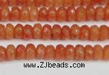 CCN4121 15.5 inches 4*6mm faceted rondelle candy jade beads