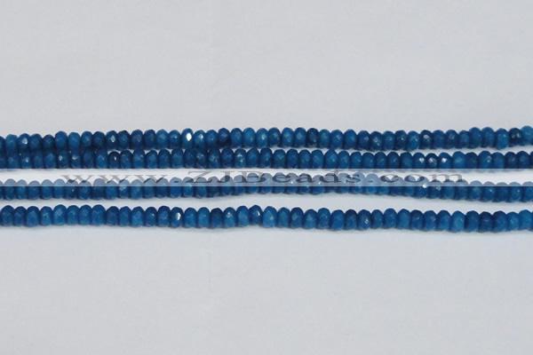 CCN4134 15.5 inches 4*6mm faceted rondelle candy jade beads