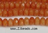 CCN4152 15.5 inches 5*8mm faceted rondelle candy jade beads