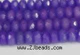 CCN4163 15.5 inches 5*8mm faceted rondelle candy jade beads