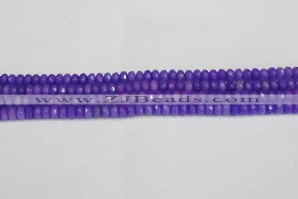 CCN4163 15.5 inches 5*8mm faceted rondelle candy jade beads