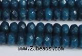 CCN4167 15.5 inches 5*8mm faceted rondelle candy jade beads