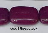 CCN4195 15.5 inches 18*25mm rectangle candy jade beads wholesale