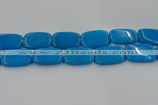 CCN4208 15.5 inches 30*40mm rectangle candy jade beads wholesale