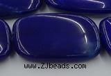 CCN4209 15.5 inches 30*40mm rectangle candy jade beads wholesale
