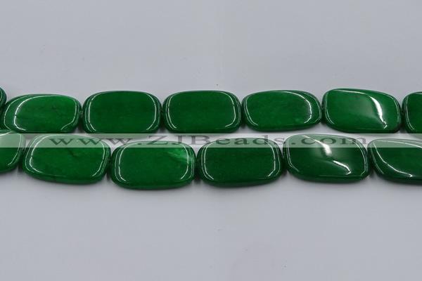 CCN4212 15.5 inches 30*40mm rectangle candy jade beads wholesale