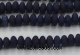 CCN4508 15.5 inches 3*5mm rondelle matte candy jade beads