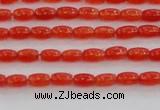 CCN4512 15.5 inches 3*5mm rice candy jade beads wholesale