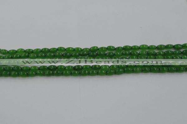 CCN4523 15.5 inches 4*6mm rice candy jade beads wholesale