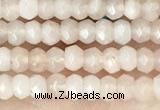 CCN5102 15 inches 3*4mm faceted rondelle candy jade beads