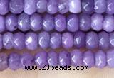 CCN5110 15 inches 3*4mm faceted rondelle candy jade beads
