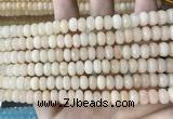 CCN5132 15 inches 5*8mm faceted rondelle candy jade beads