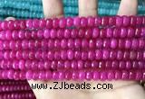 CCN5142 15 inches 5*8mm faceted rondelle candy jade beads