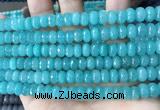 CCN5150 15 inches 5*8mm faceted rondelle candy jade beads