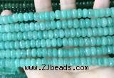 CCN5152 15 inches 5*8mm faceted rondelle candy jade beads