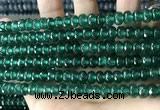 CCN5160 15 inches 5*8mm faceted rondelle candy jade beads